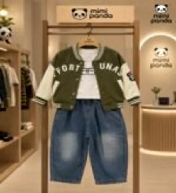 Blue_White_Cotton_Blend_Varsity_Denim_3_Piece_Co_Ord_Set_For_Boys