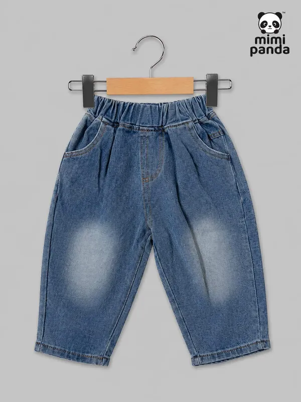 Blue_White_Cotton_Blend_Varsity_Denim_3_Piece_Co_Ord_Set_For_Boys