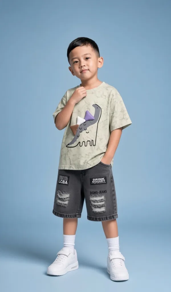Beige_Cotton_Dino_Graphic_Co_Ord_Set_For_Boys