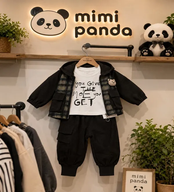 Black_Cotton_Cargo_3_Piece_Co_Ord_Set_For_Boys