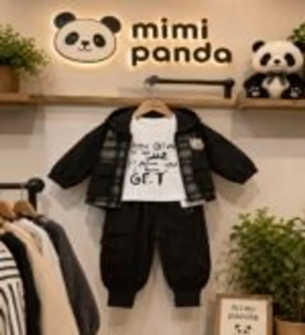 Black_Cotton_Cargo_3_Piece_Co_Ord_Set_For_Boys