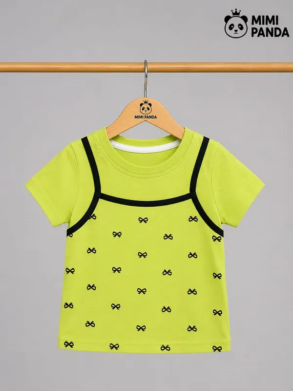 Yellow_Cotton_Relaxed_Fit_Printed_Top_Denim_Shorts_Co_Ord_Set_For_Girls