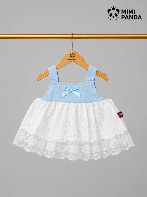 Blue_Cotton_Relaxed_Lace_Peplum_Top_Bubble_Shorts_Co_Ord_Set_For_Girls
