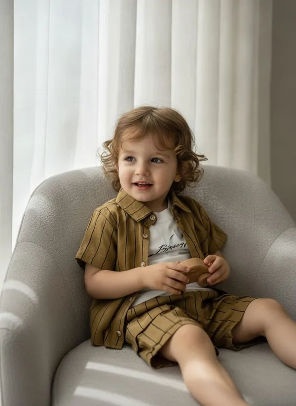 Brown_Cotton_3_Piece_Co_Ord_Set_For_Boys