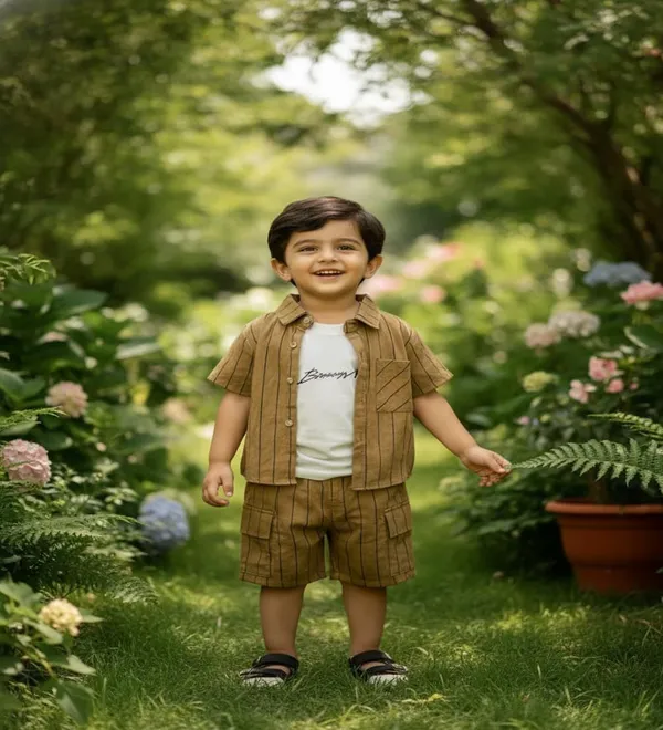 Brown_Cotton_3_Piece_Co_Ord_Set_For_Boys