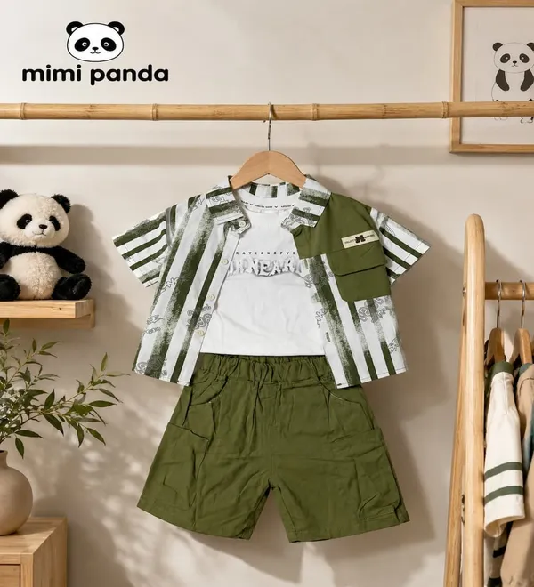 Green_Cotton_Layered_3_Piece_Summer_Co_Ord_Set_For_Boys