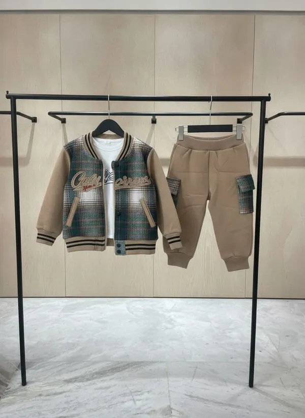 Beige_Cotton_Blend_Varsity_3_Piece_Co_Ord_Set_For_Boys