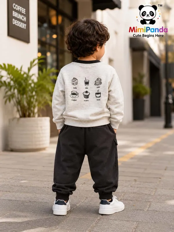 White_Cotton_Teddy_Print_Relaxed_Co_Ord_Set_For_Boys