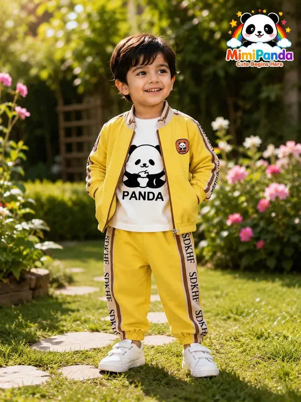 Yellow_Cotton_Blend_Panda_Graphic_3_Piece_Tracksuit_Set_For_Boys