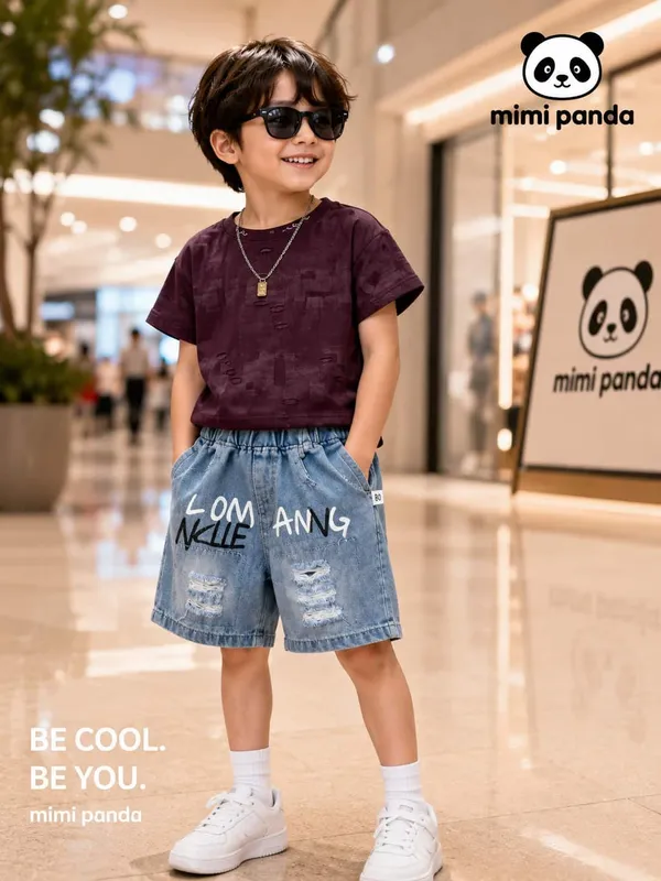 Blue_Cotton_Blend_Relaxed_Fit_Graphic_Denim_Co_Ord_Set_For_Boys