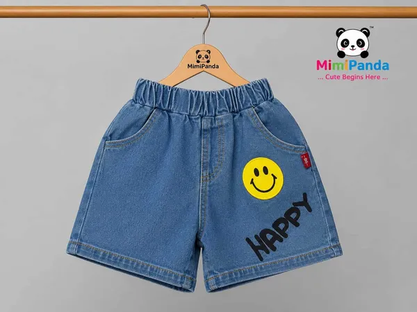 Red_Cotton_Blend_Relaxed_Fit_Smiley_Print_Co_Ord_Set_For_Boys