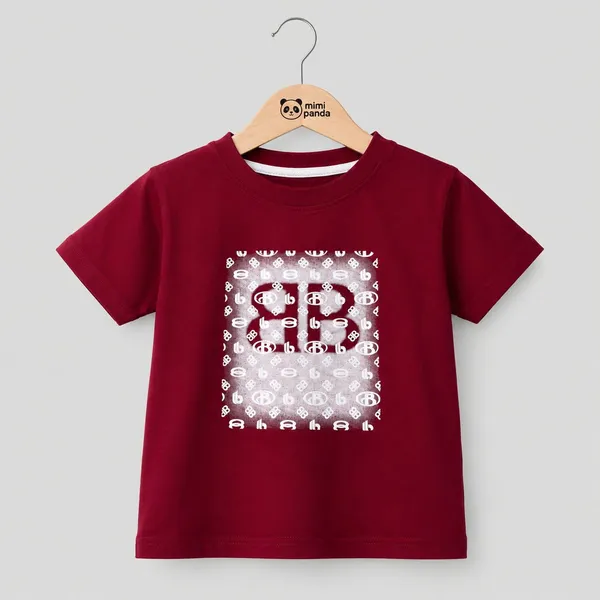 Red_Cotton_Monogram_Streetwear_Co_Ord_Set_For_Boys