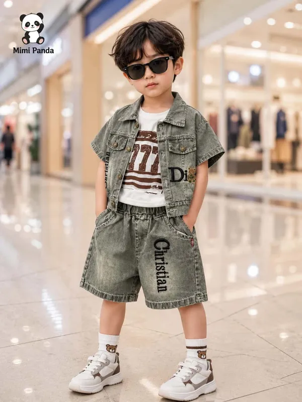 Blue_Cotton_Washed_Denim_3_Piece_Co_Ord_Set_For_Boys