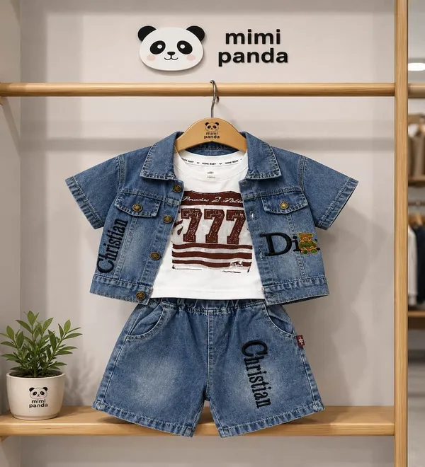 Blue_Cotton_Washed_Denim_3_Piece_Co_Ord_Set_For_Boys