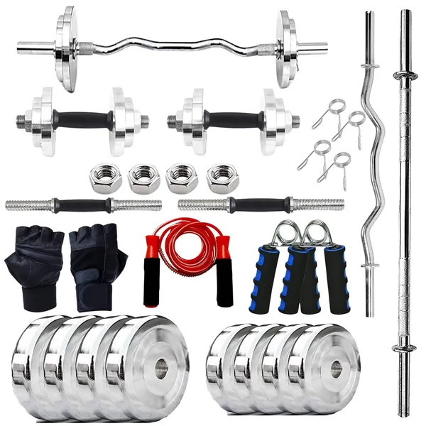 Chrome_Steel_Adjustable_Dumbbell_And_Barbell_Home_Gym_Set
