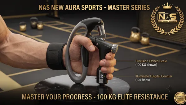 Grey_Adjustable_Hand_Grip_Strengthener_With_Digital_Counter