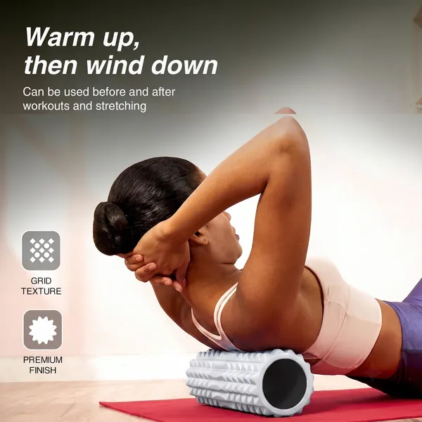 White_Eva_Foam_Textured_Back_Roller