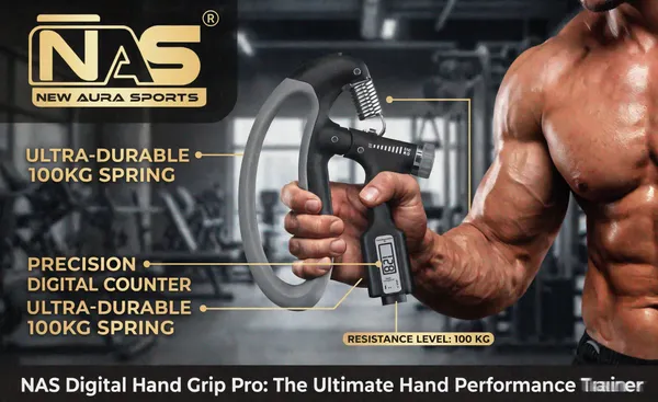 Grey_Adjustable_Hand_Grip_Strengthener_With_Digital_Counter