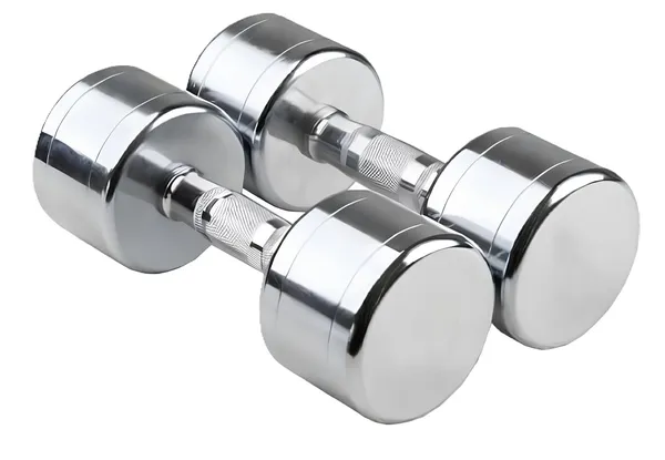 Silver_Chrome_Steel_Dumbbell_Set