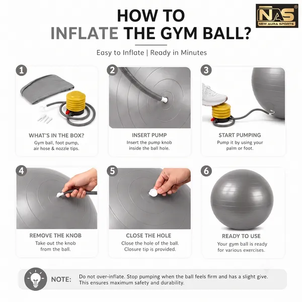 Grey_Pvc_Anti-Burst_Exercise_Ball_With_Pump_55_Cm