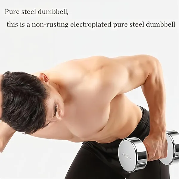 Silver_Chrome_Steel_Dumbbell_Set