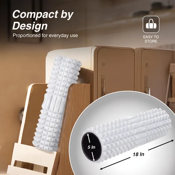White_Eva_Foam_Textured_Back_Roller