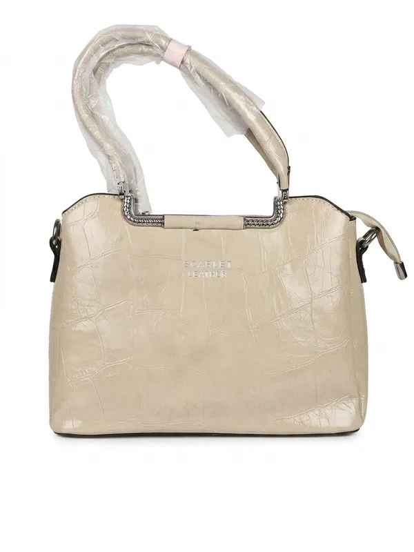 Beige_Structured_Handbag_For_Women_Default_Title