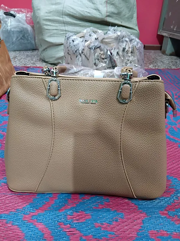 Beige_Textured_Tote_Handbag_for_Women