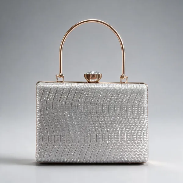 Silver_Glitter_Structured_Handbag_for_Women