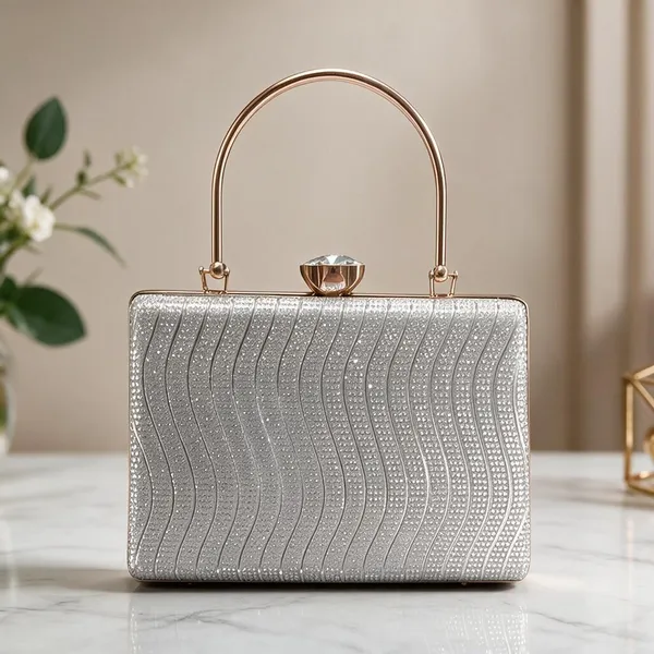 Silver_Glitter_Structured_Handbag_for_Women