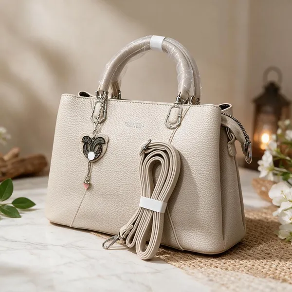 Cream_Faux_Leather_Tote_Handbag_for_Women