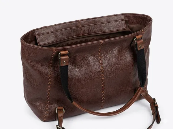 APJUNIVERSE_able_Dual_Handles_&_Front_Zipper_Pocket_|_Waterproof_Shoulder_Bag_(Brown,_8_L)