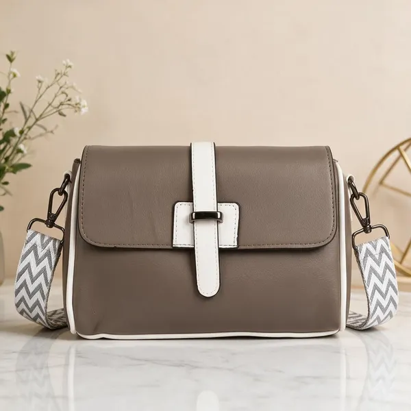 AP_Juniverse_Brown,_White_Sling_Bag_MODERN_SLING_BAG_()