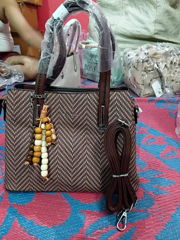 Brown_Textured_Structured_Handbag_for_Women