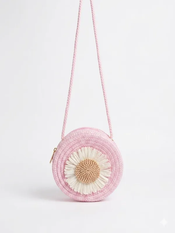 AP_Juniverse_Pink_Sling_Bag_Handmade_Look_Round_Crossbody_Bag_()