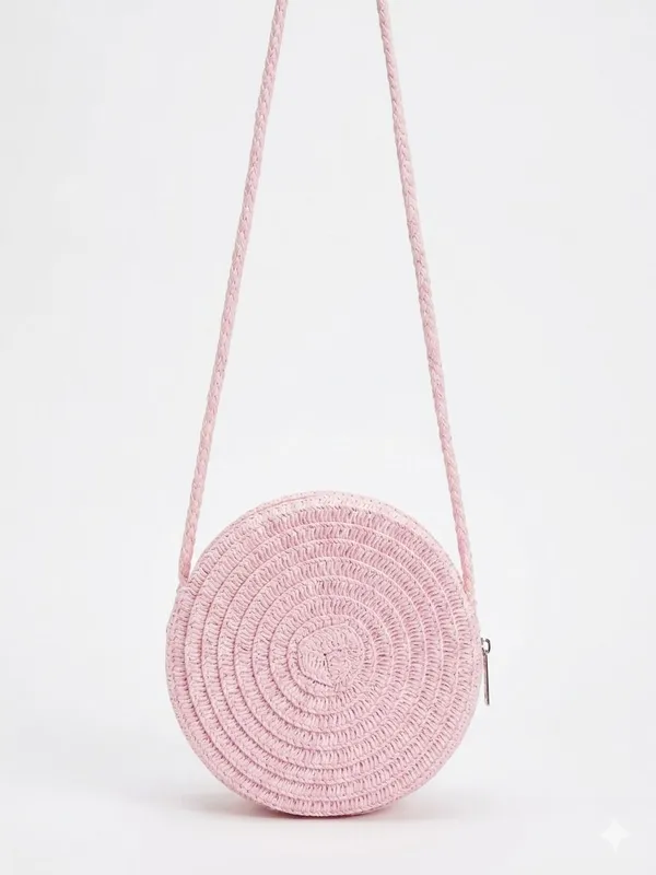 AP_Juniverse_Pink_Sling_Bag_Handmade_Look_Round_Crossbody_Bag_()