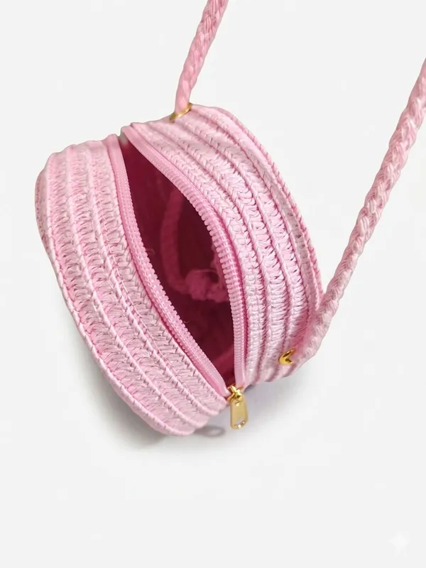AP_Juniverse_Pink_Sling_Bag_Handmade_Look_Round_Crossbody_Bag_()