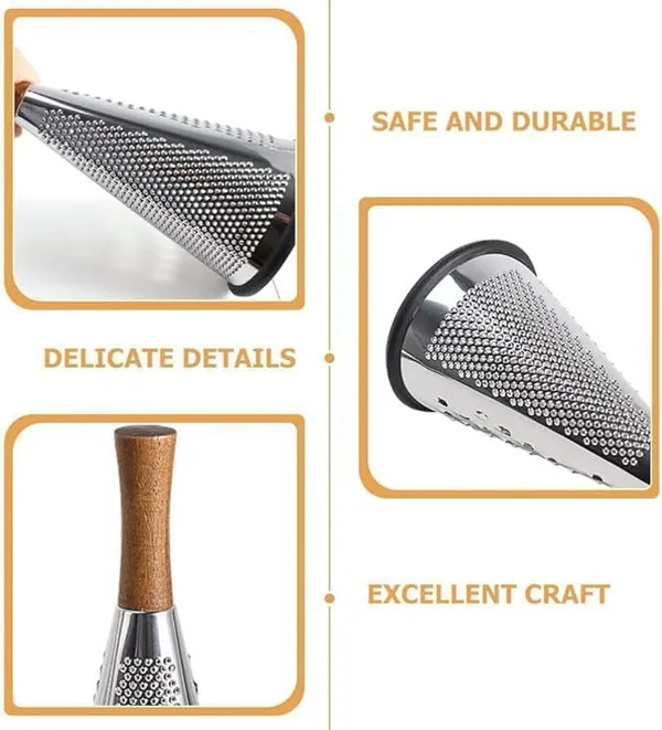 Multicolor_Stainless_Steel_Cone_Shape_4-Sided_Box_Grater