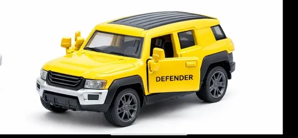 Yellow_Diecast_Metal_1:36_Scale_Land_Rover_Defender_Toy_Car