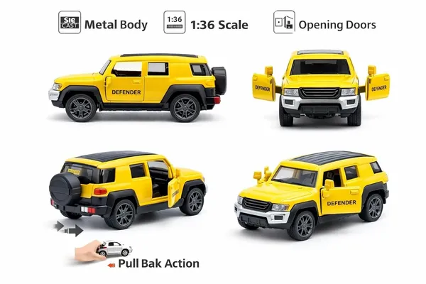 Yellow_Diecast_Metal_1:36_Scale_Land_Rover_Defender_Toy_Car