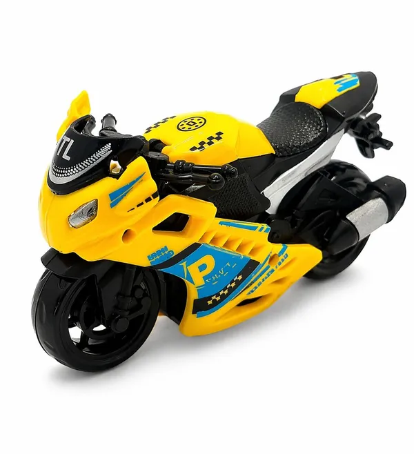 Yellow_Plastic_Miniature_Sport_Toy_Motorcycle_For_Kids