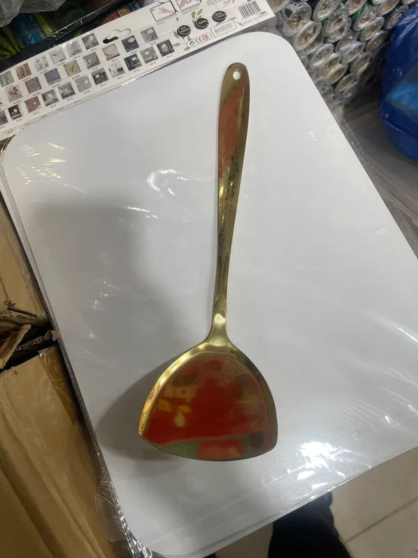 Gold_Stainless_Steel_Finish_Long_Handle_Serving_Spoon