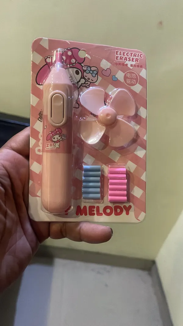 Pink_Battery_Operated_Electric_Eraser_Set_For_Kids