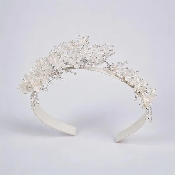 Silver_Metal_Fabric_Bridal_Floral_Hair_Band_Tiara_For_Women