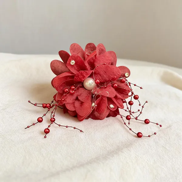 Pink_Crystal_Resin_Floral_Pearl_Hair_Clip_For_Women