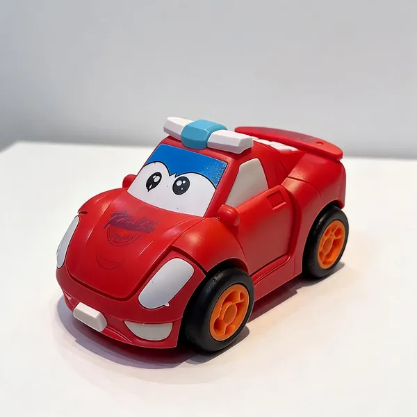 Red_Plastic_Friction_Push_Transforming_Car_Toy_For_Kids