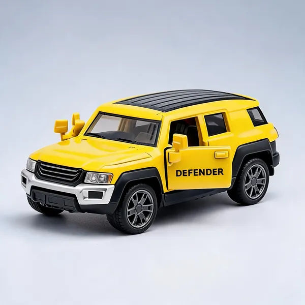 Yellow_Diecast_Metal_1:36_Scale_Land_Rover_Defender_Toy_Car