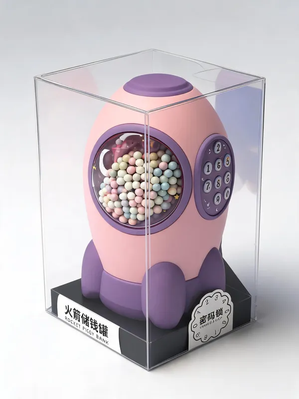 Pink_Plastic_Rocket_Shaped_Coded_Lock_Piggy_Bank_For_Kids