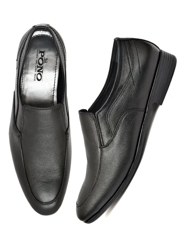 Men_S_Black_Pebbled_Leather_Slip_On_Formal_Loafers_Office_Party_Wear