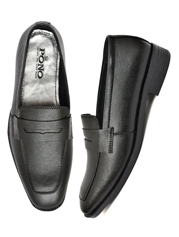 Men_S_Black_Pebbled_Leather_Penny_Loafers_Classic_Slip_On_Formal_Smart_Casual_Shoes